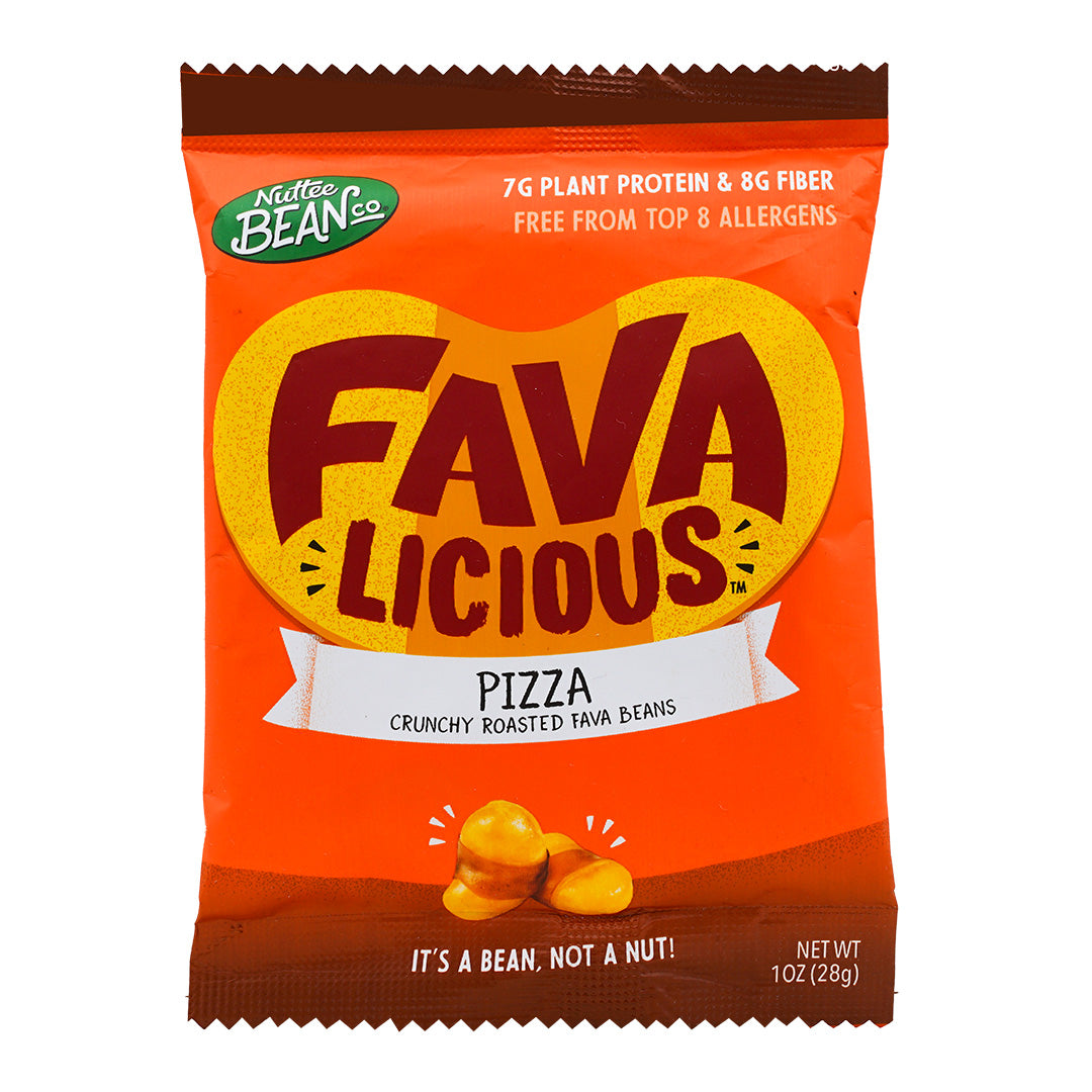 Nuttee Bean Co. Favalicious Pizza Crunchy Roasted Fava Bean