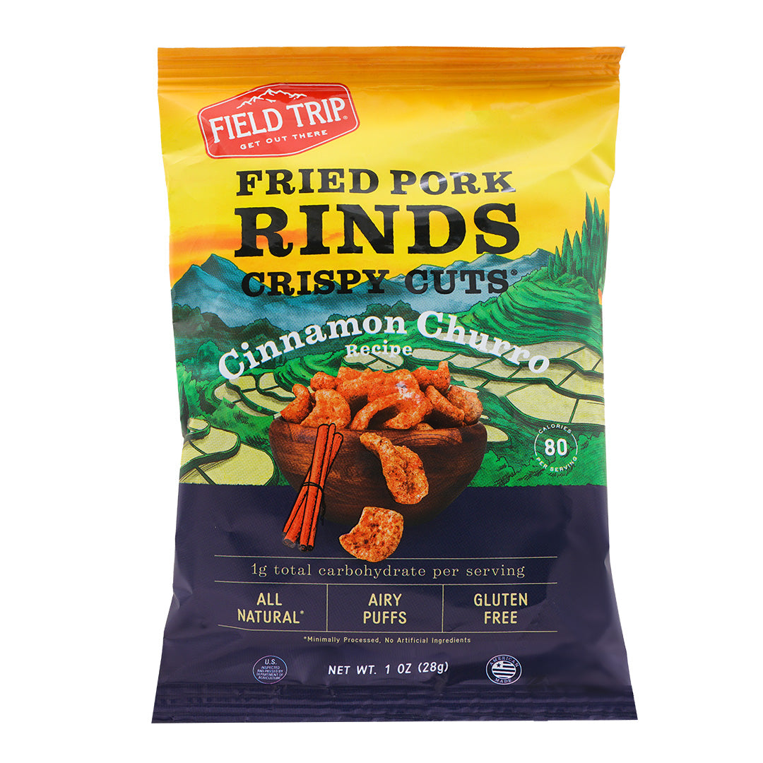 Field Trip Snacks Crispy Cuts Cinnamon Churro Pork Rinds
