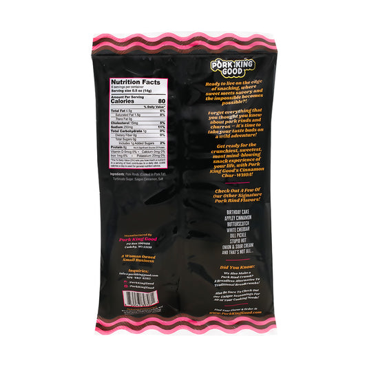 Pork King Good Cinnamon ChurWHOA! Pork RInds
