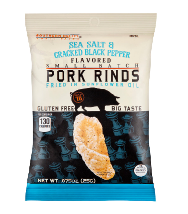 Southern Recipe Small Batch - Sea Salt And Cracked Black Pepper Pork Rinds