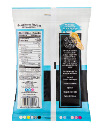 Southern Recipe Small Batch - Sea Salt And Cracked Black Pepper Pork Rinds