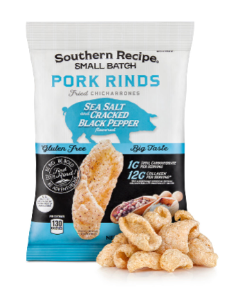 Southern Recipe Small Batch - Sea Salt And Cracked Black Pepper Pork Rinds