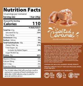 Genius Gourmet Inc Salted Caramel Crispy Protein Treat