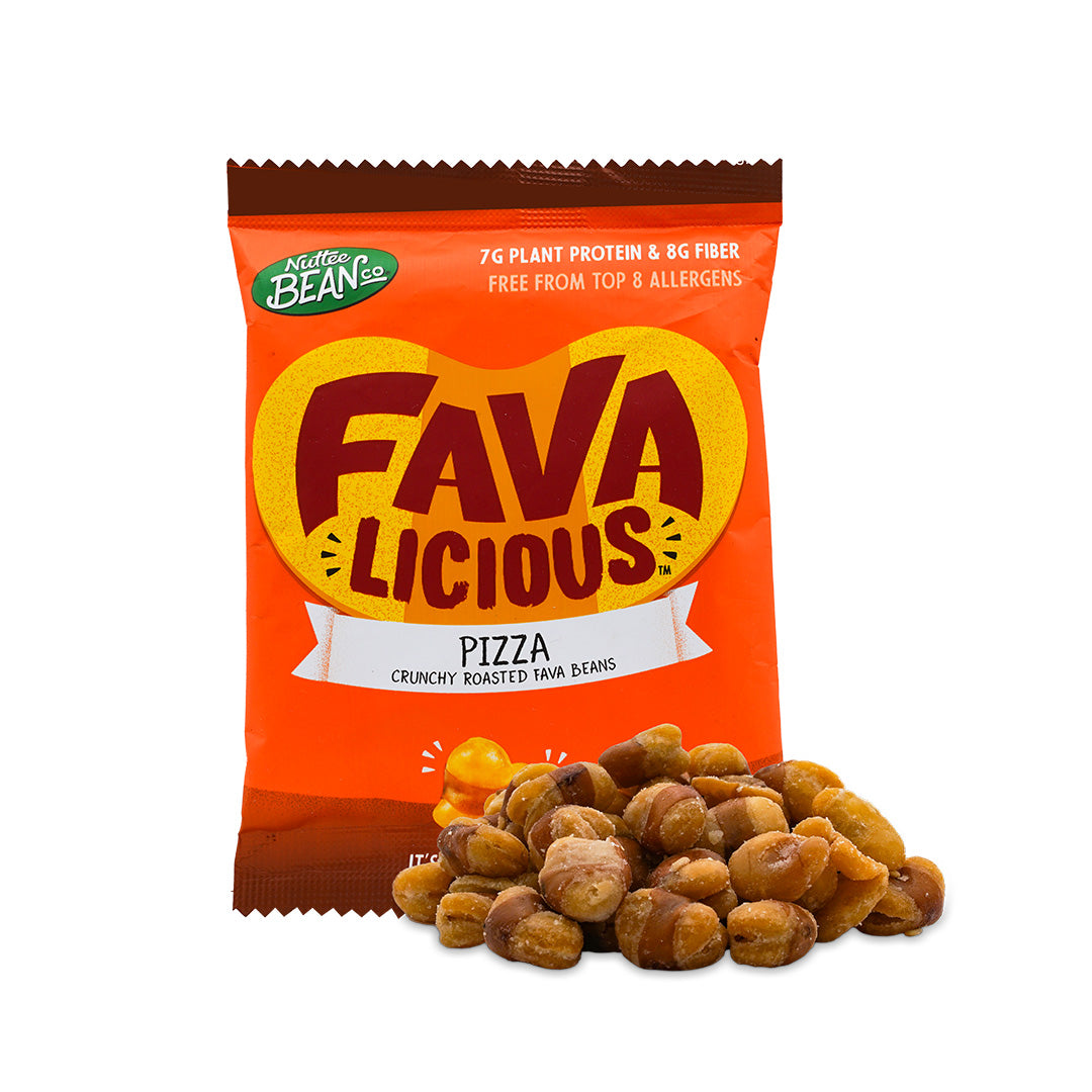 Nuttee Bean Co. - Favalicious Pizza - Crunchy Roasted Fava Beans 1 oz