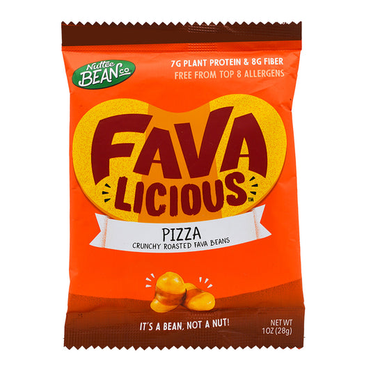 Nuttee Bean Co. - Favalicious Pizza - Crunchy Roasted Fava Beans 1 oz