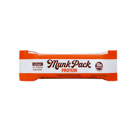 Munk Pack Peanut Butter Cup Probiotic Protein Bar