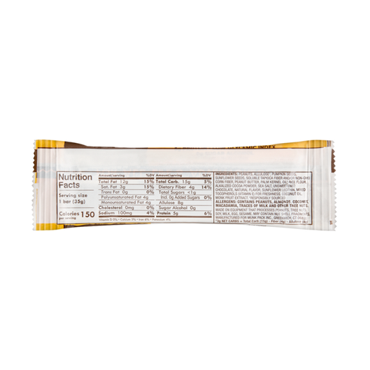 Munk Pack Peanut Butter Dark Chocolate Keto Nut & Seed Bar