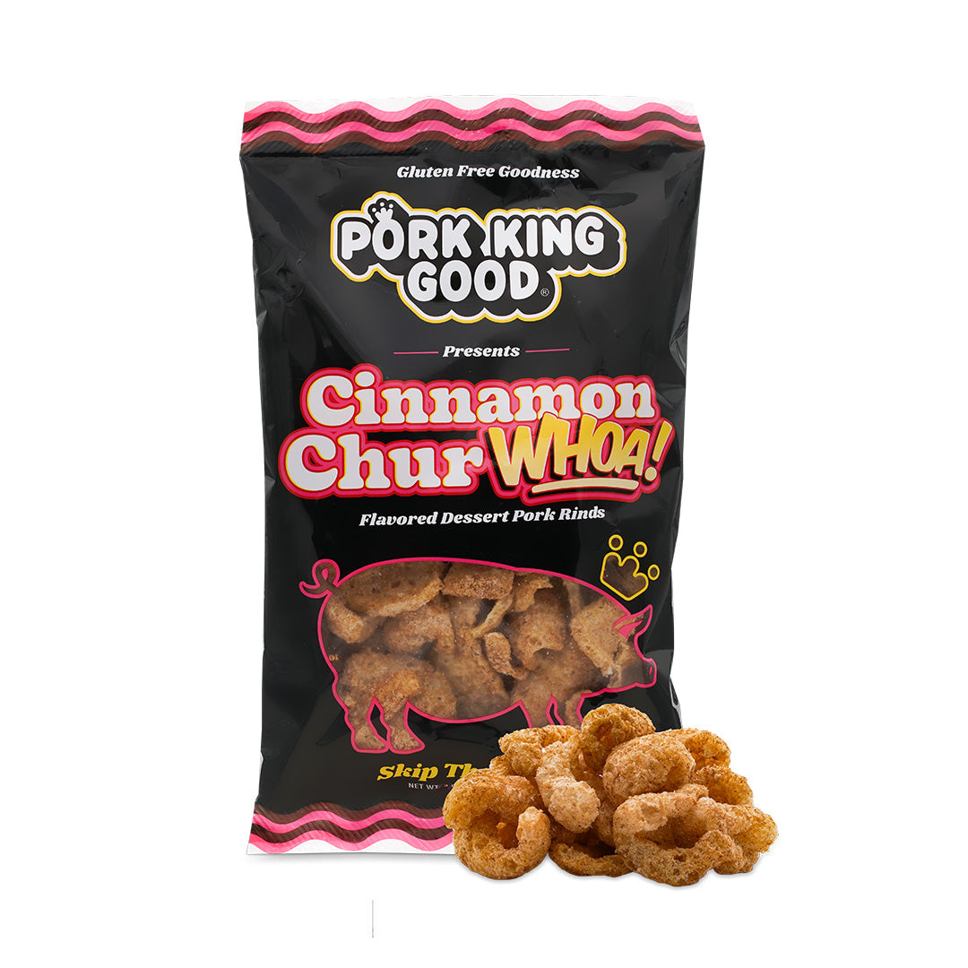Pork King Good Cinnamon ChurWHOA! Pork RInds