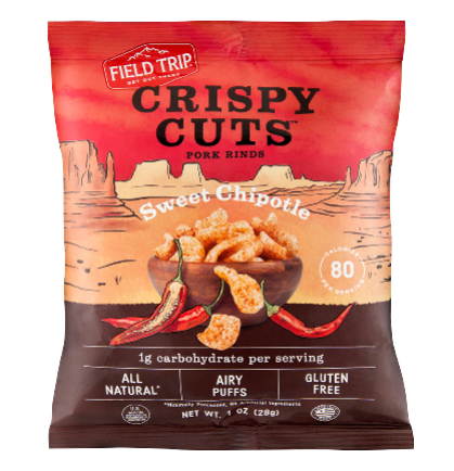 Field Trip Snacks Crispy Cut Sweet Chipotle Pork Rinds