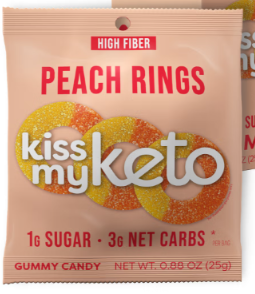 Kiss My Keto - Keto Gummy Peach Ring