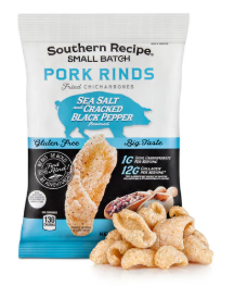 Southern Recipe Small Batch Sea Salt And Cracked Black Pepper Pork Rinds