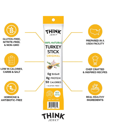 Think Jerky  Free Range Turkey Stick