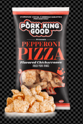 Pork King Good Pepperoni Pizza Pork Rinds