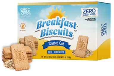 ChocZero Toasted Oat Breakfast Biscuits