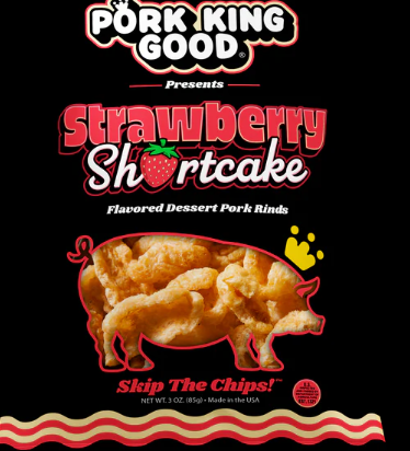 Pork King Good Strawberry Shortcake Pork Rinds