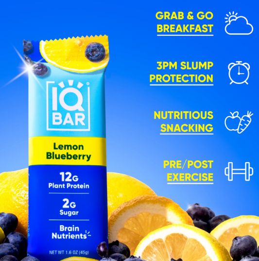 IQ Bar Lemon Blueberry