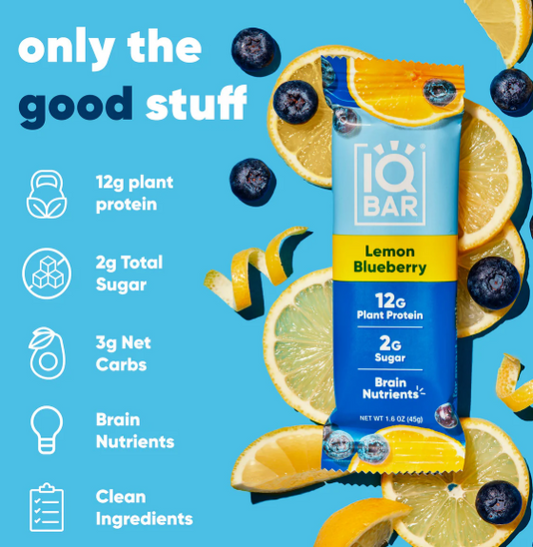 IQ Bar Lemon Blueberry