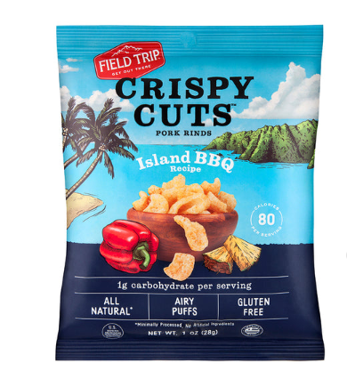 Field Trip Snacks - Crispy Cut Island BBQ Pork Rinds