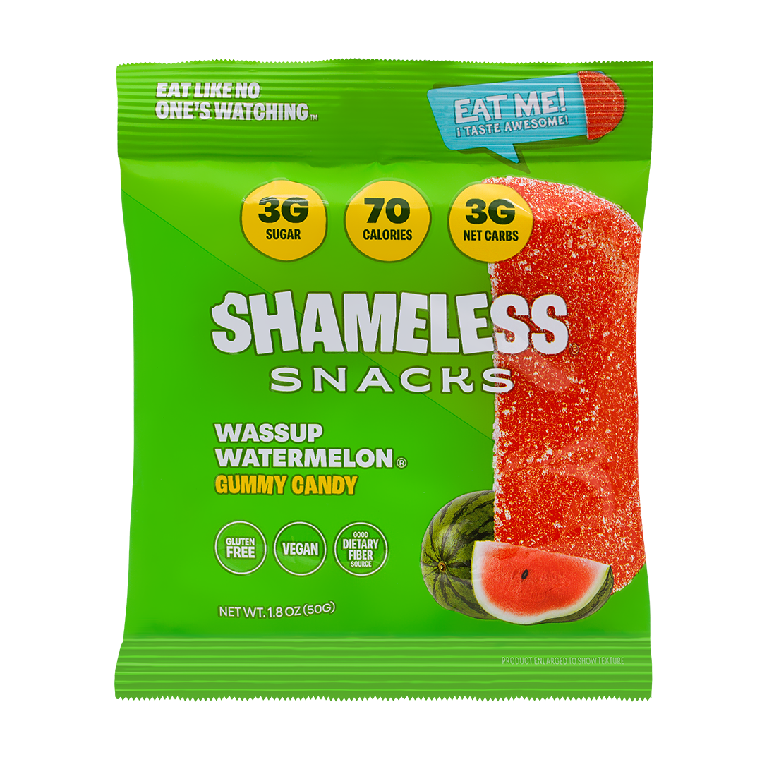 Shameless Snacks Wassup Watermelon Gummies